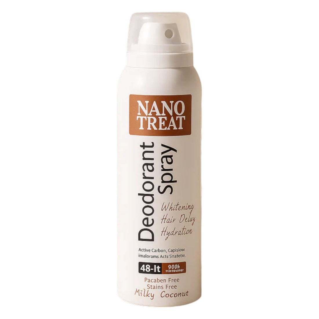 Nano Treat Deodorant Spray Hair Delay Hydration 150ml Milky Coconut