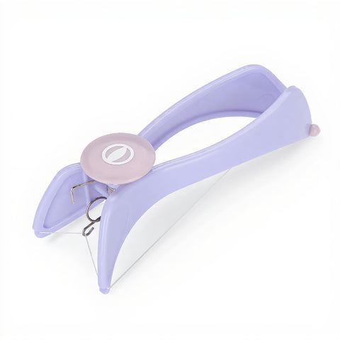 Facial Hair Epilator for Women with Threading Removal Tool, Portable Size for Facial Neck Hair (Blister Packaging)