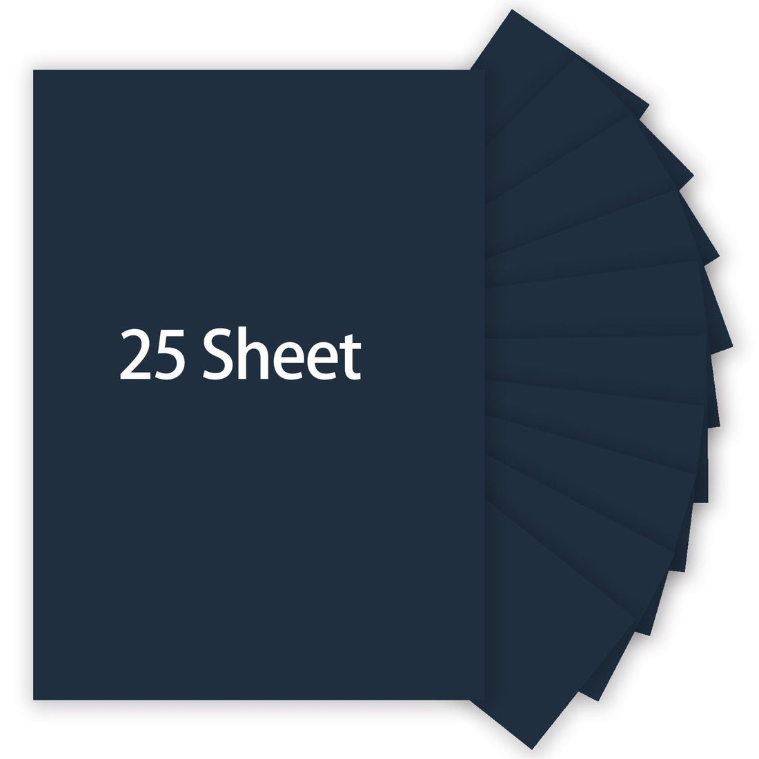 Dark Blue Cardstock, 25 Sheets 8.5 x 11 MEIOPUOYEAM Card Stock Printer Paper for Halloween, Christmas, Invitations, Crafts, DIY Cards, Stationary Printing, Scrapbooking Supplies