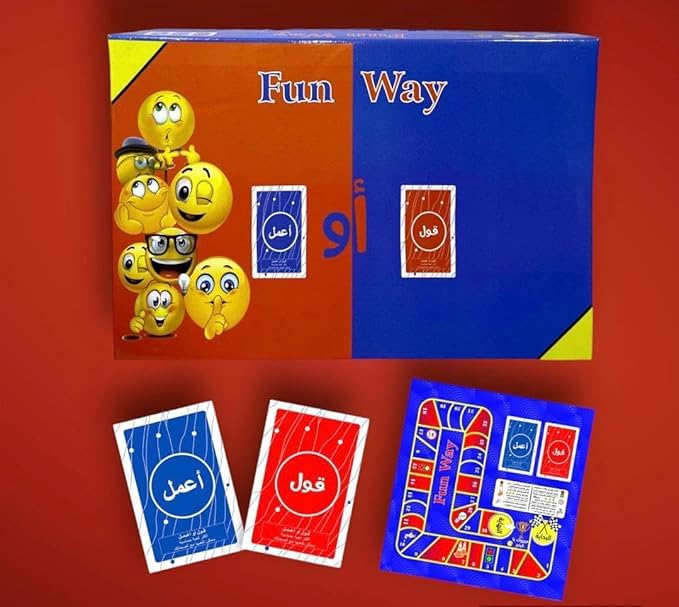 Sai Or Act Card & Board Game for 2-4 Players, 6 Years and Up, Blue [Say & Act]