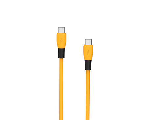 G-Power GP-C31 (USB-C to USB-C) 65W Fast Charging Cable, Compatible With iPhone 15 series, Samsung Galaxy and Note series, and Google Pixel phones, 1.2M - Yellow