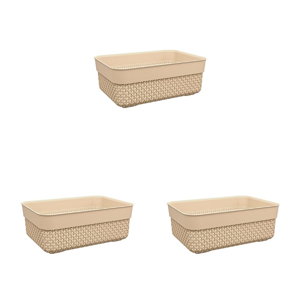 Al Watania Sabt Mini Velo Rectangle Beige (Pack of 3)