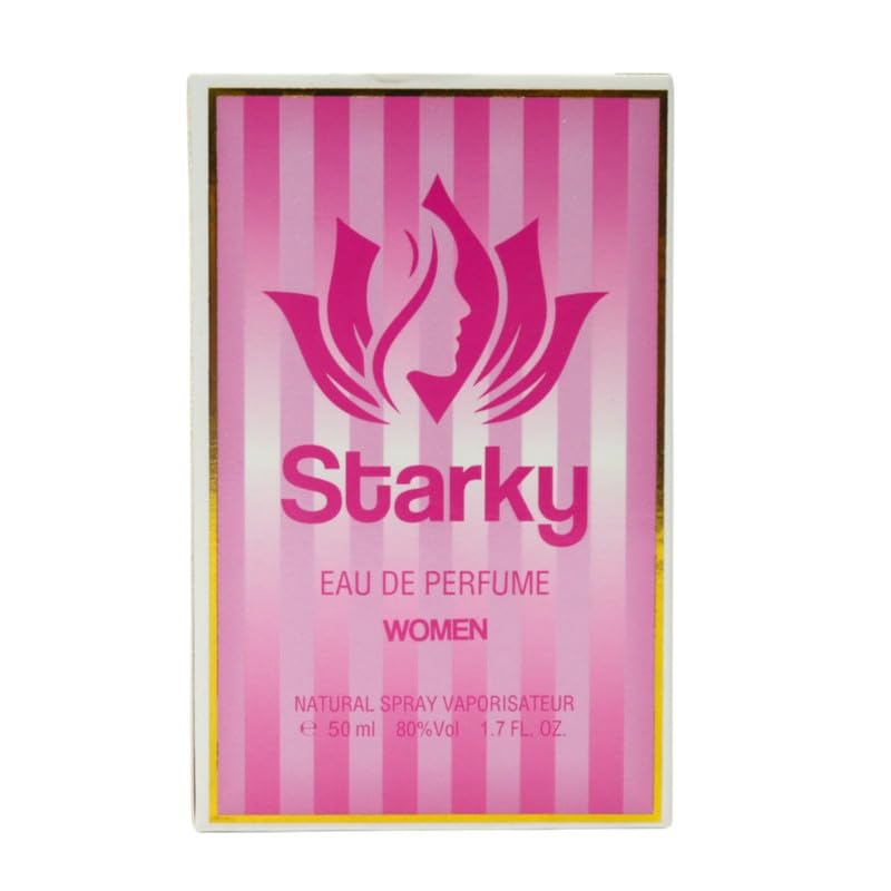 Starky Eau De Perfume Natural Spray Vaporisateur For Women-Pink-50ml