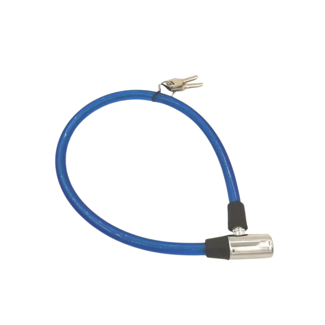 CYCLISTA Bike Lock Flexible Steel Wire Bicycle Lock with Key – Anti-Theft (BLUE)