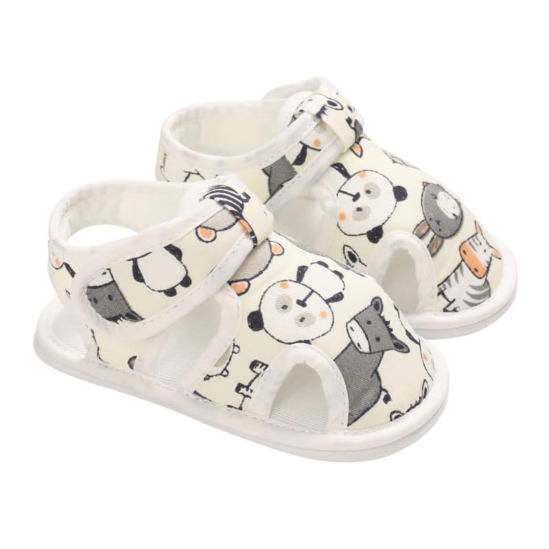 Mix&Max baby-boys Synthetic Fibers Sandal Printed Shapes Flat Sandal