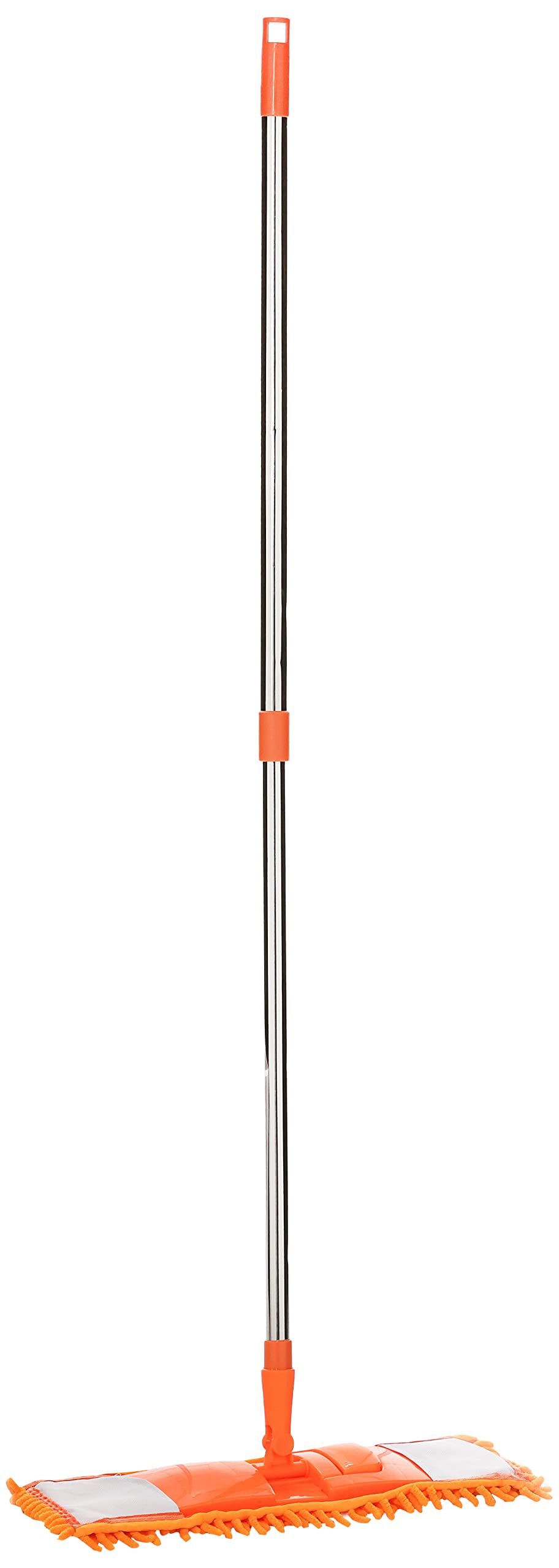 Mop For Ceramic, Parquet and Walls with Moving Head - Silver and Orange
