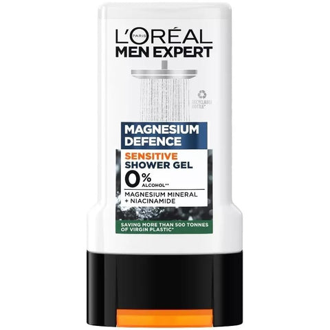 L'Oreal Paris Men's Expert Shower Gel 300ML (Magnesium Defense Sensitive)