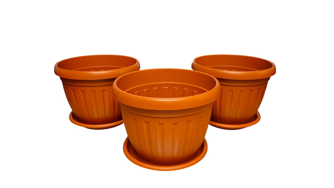 German Plant Pot, 30 cm,3 Pieces