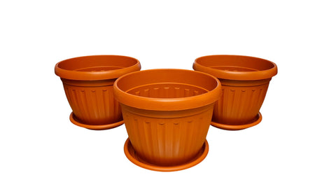 German Plant Pot, 30 cm,3 Pieces