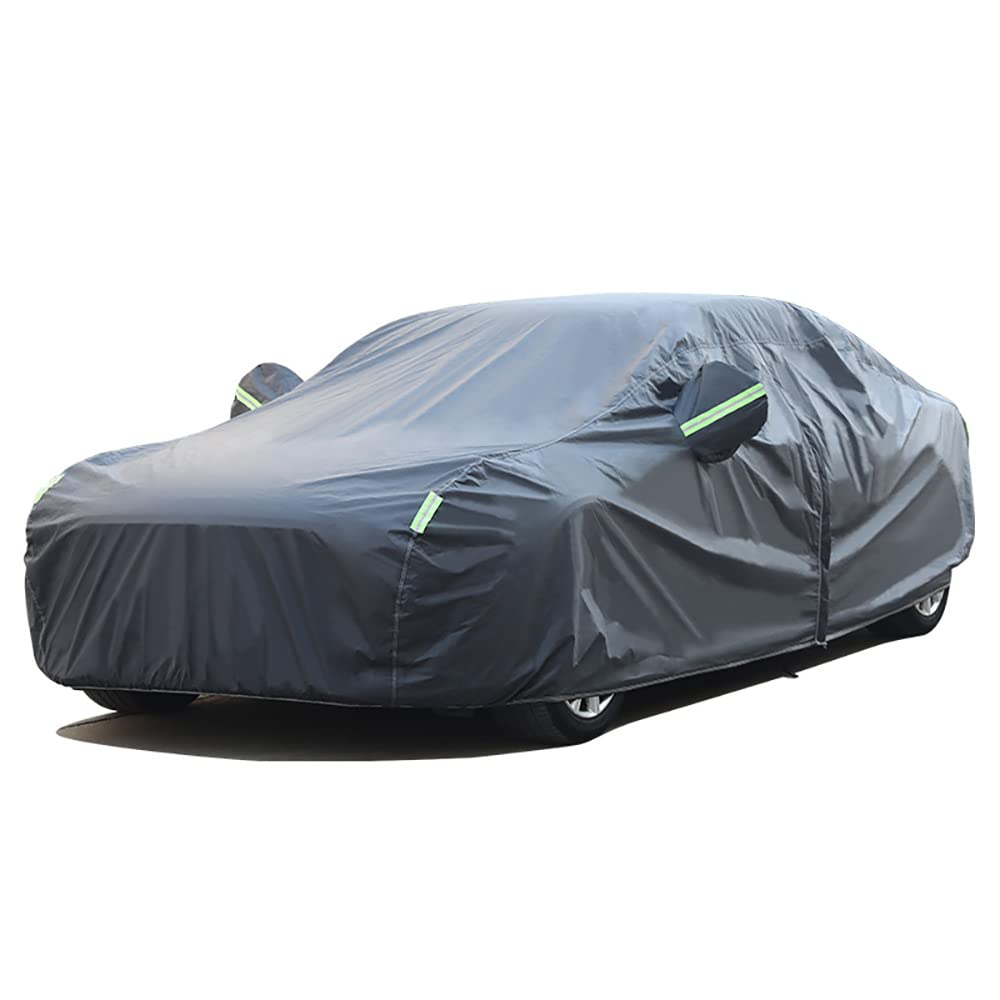 Waterproof Car Cover With Phosphorescent Reflectors For Car Protection In Extreme Weather Conditions Against Rain And Dust For Mercedes-Benz GLC 300