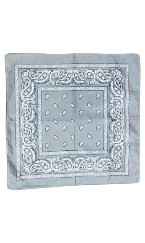 Unisex Paisley Bandana – Black Polyester Headwrap for Summer | Lightweight, Breathable Scarf for Men & Women | Stylish Outdoor & Fashion Accessory