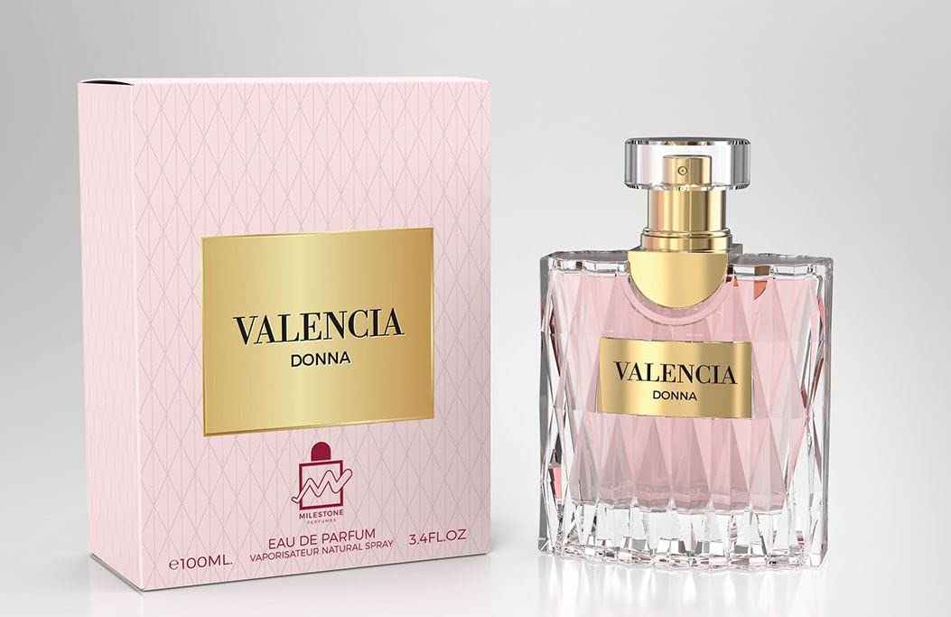 Milestone GreenIsland VALENCIA DONNA - Eau de Parfum Vaporisateur Spray - Long Lasting EDP | 3.4 fl oz, 100 ml'