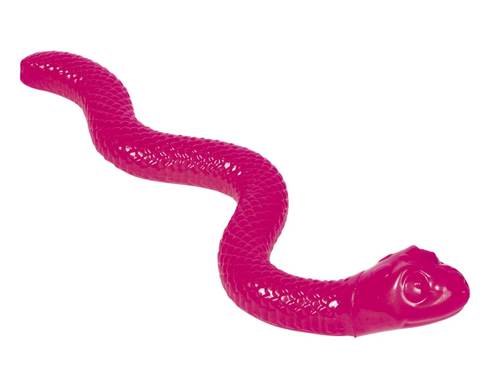 Nobby TPR Snake Dog Chew Toy, Medium Breed, Pink, 42cm