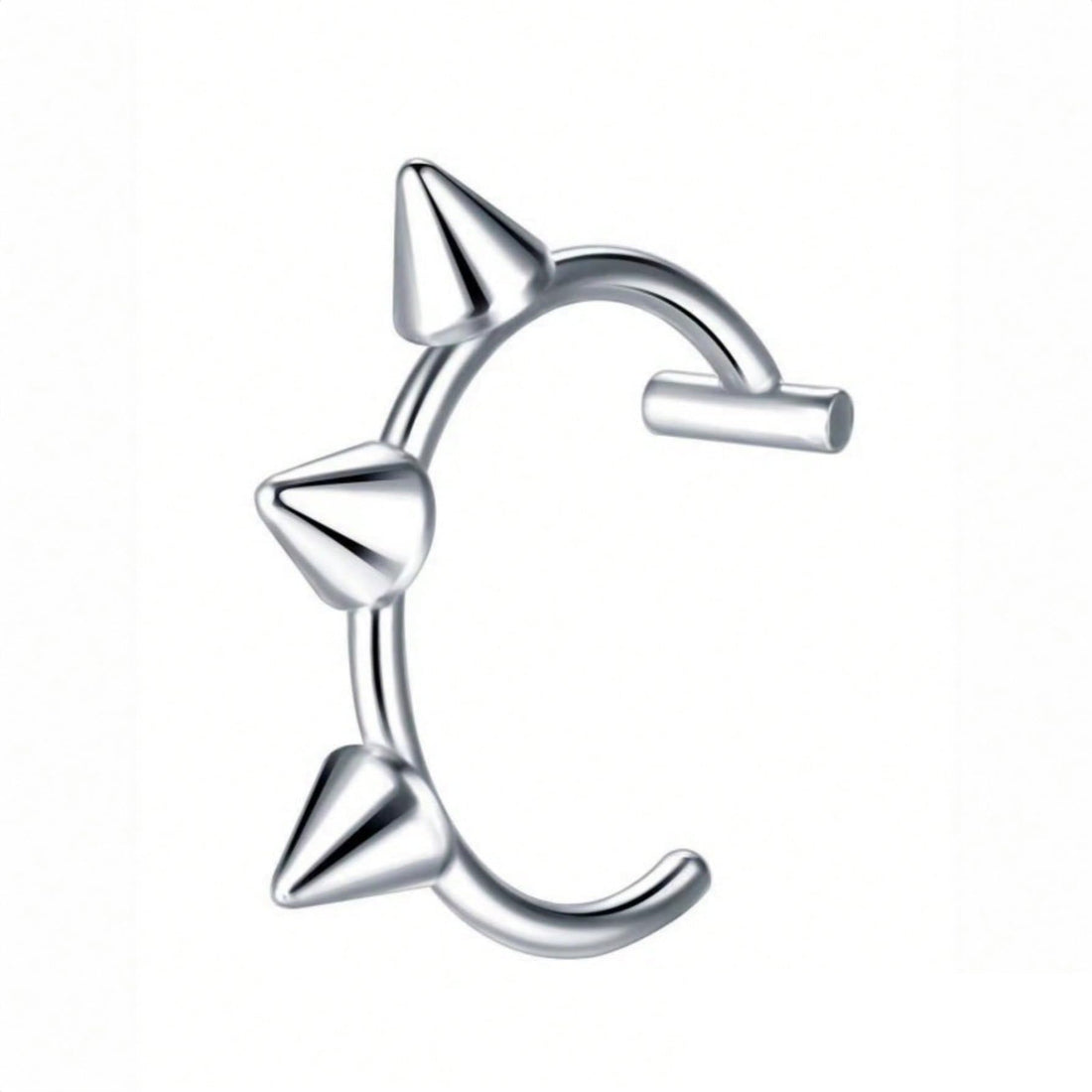 THE PACK | Non-Pierced Lip Ring, Stainless Steel Clip-On Hoop, Hypoallergenic