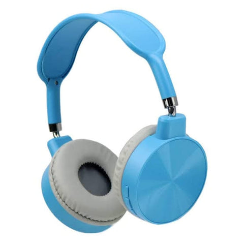 SD-705 sodo gaming wireless Bluetooth Headphones compatible with iphone,samsung,oppo,realme mobile phones & handset & Laptops Over Ear Stereo Musc Headset Micro TF (Blue)