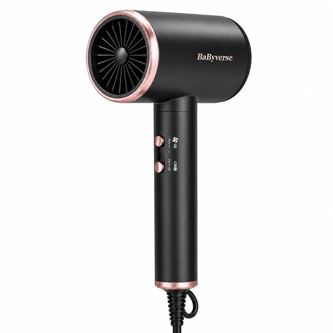 Professional Hair Dryer, 8000W Power, DC Motor, with Concentrator Nozzle, Temperature Control, for All Hair Types