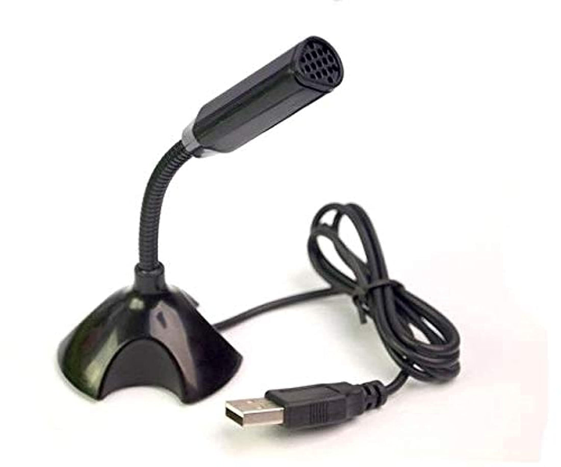 Portable Studio Speech Mini USB Microphone Stand Mic With Holder Microphones For PC Laptop