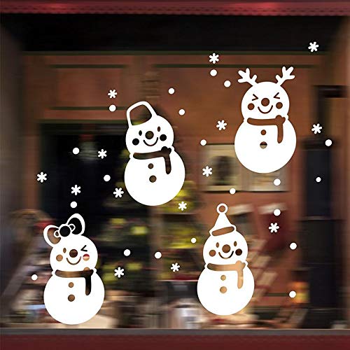 Christmas snowman Christmas supplies wall stickers window decorative painting , 2724605593160