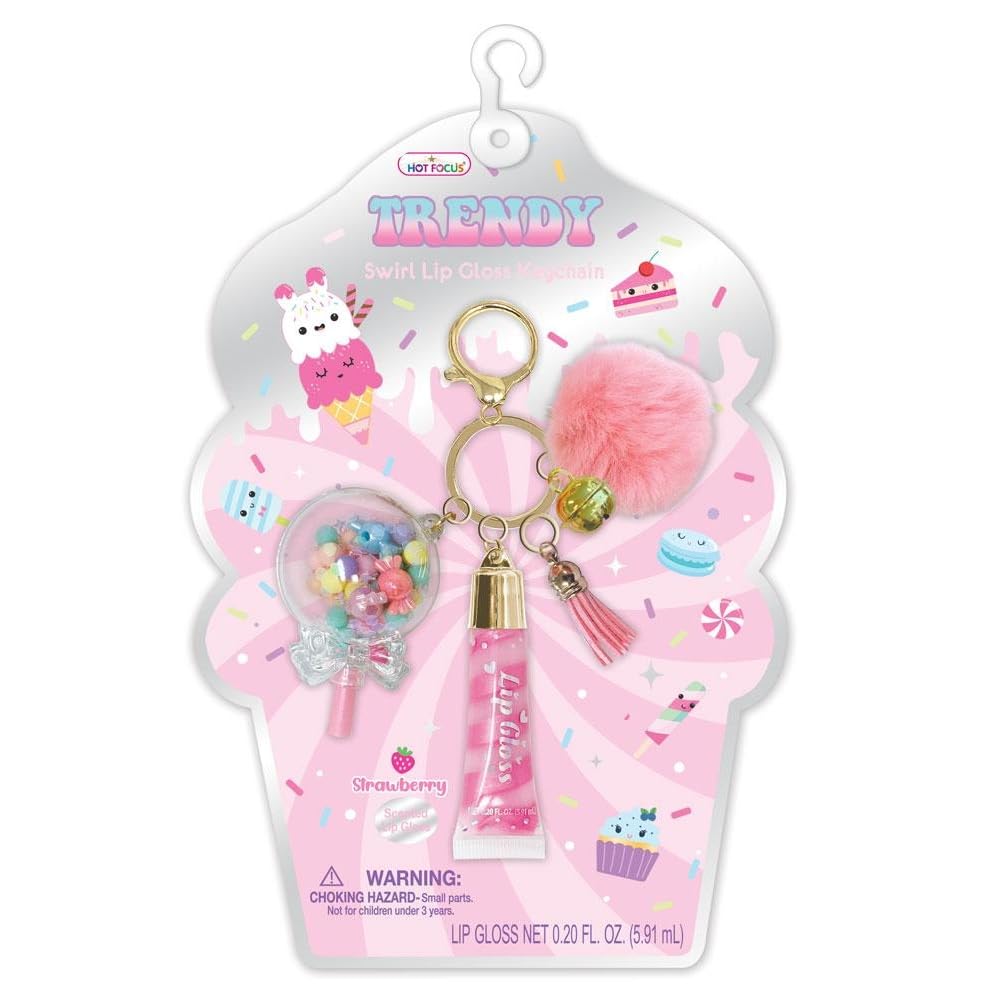 Hot Focus - Trendy Lip Gloss with Key Chain Sweet - 147SW