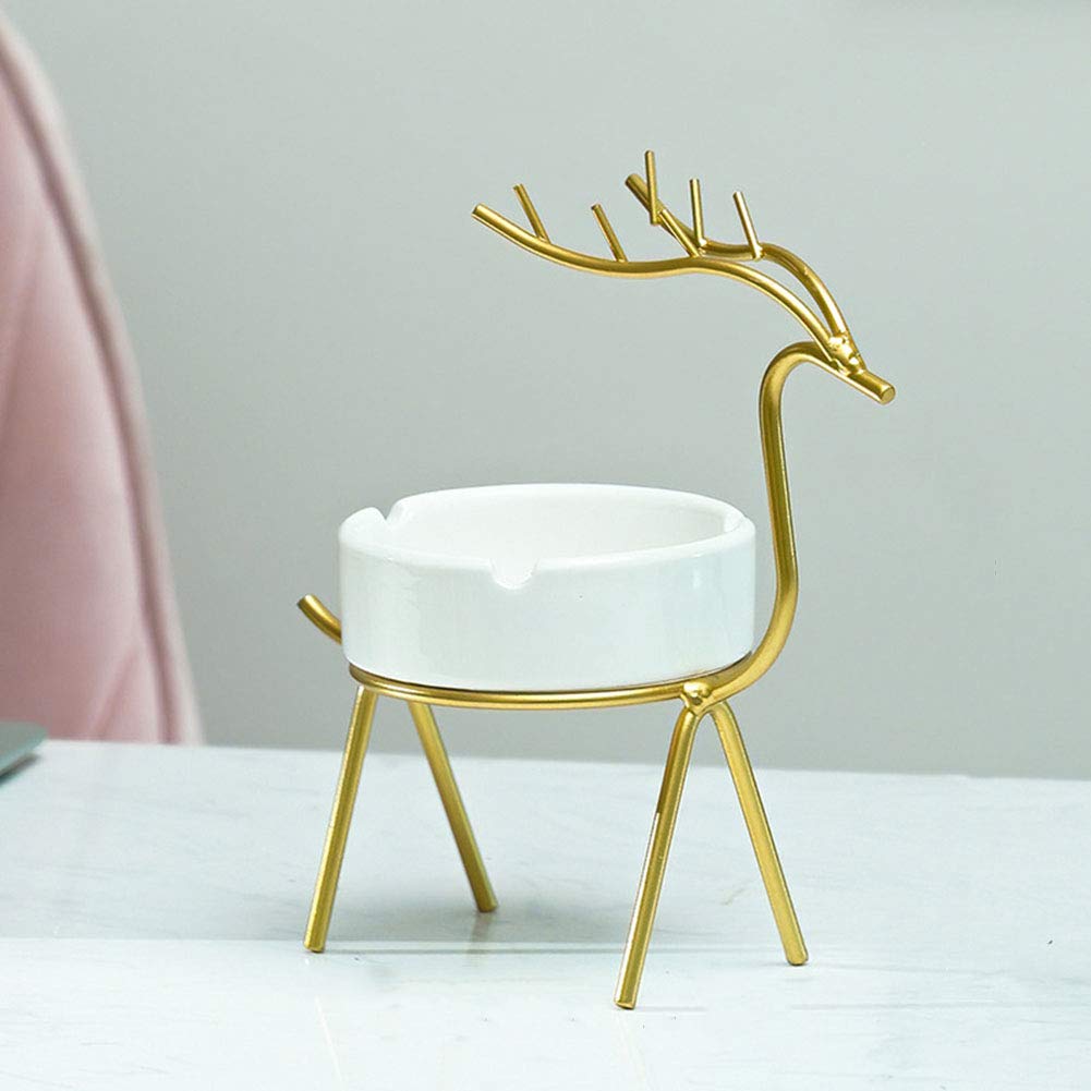 Creative Nordic Fawn Ashtray - Gold Home Interior Decoration