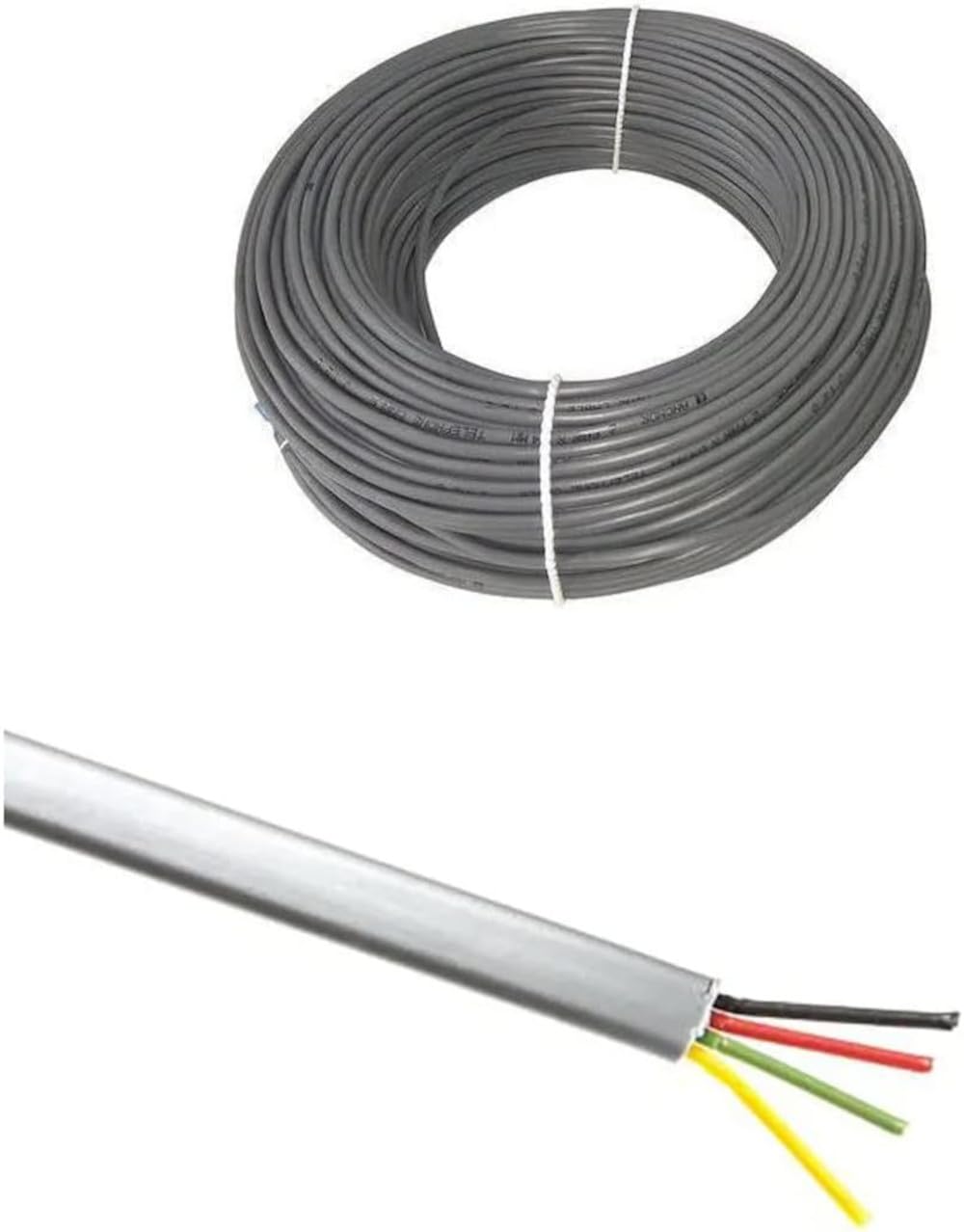 shahinlight Shaheen Light 6 Pure Copper Tip Telephone Wire Roll for Floor and Intercom - Quality and Efficiency in Delivery - Excellent for All Uses Indoor and Outdoor (Roll 25 Meters)