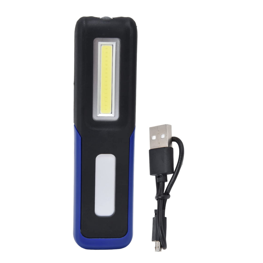 COB LED Work Light Portable USB Rechargeable Multifunction Flashlight for Outdoor Camping Vehicle Repair White Light 1000LM with Magnetic Suction Hook