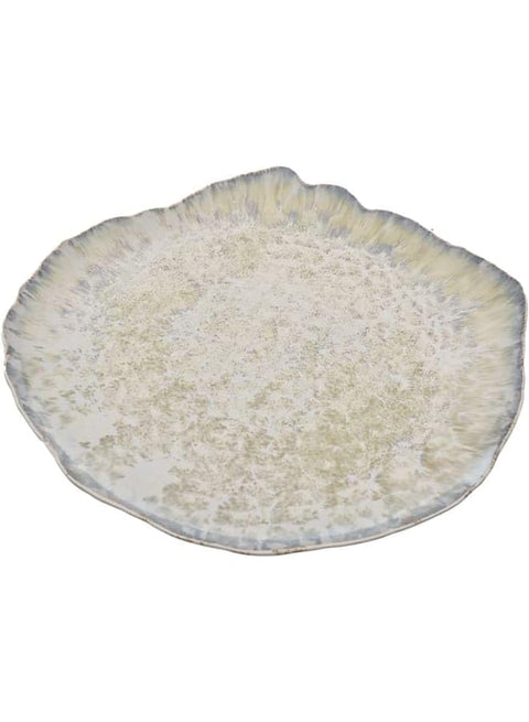 Rosa By Fathy Mahmoud Gopy Reef Porcelain Dinner Plate With Durable Material For Home ‎31.9 x 31 x 4.3 cm; 500 g