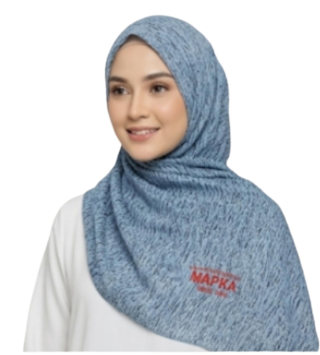 MAPKA Premium Hijab, Jersey Fabric, Solid Pattern, 2.75 Meters, Soft and Breathable, Islamic Headscarf, for Daily, Party, College Use