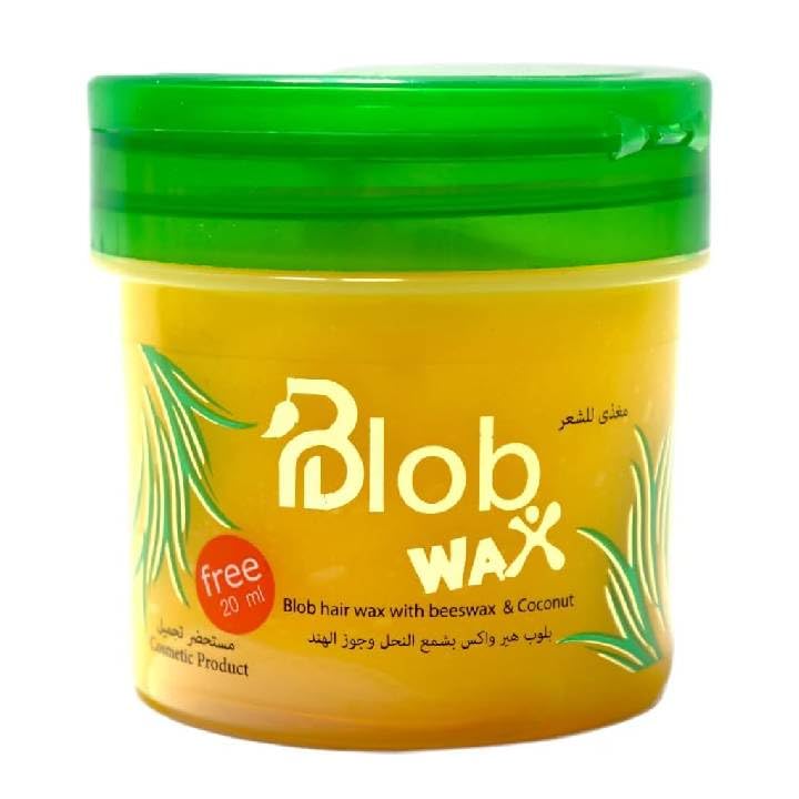 Blob hair wax with beeswax & coconut-170 ml +20 ml free-yellow
