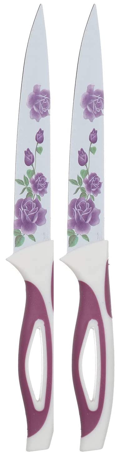 2 piece ceramic knife set, multi - 8 x 8 cm