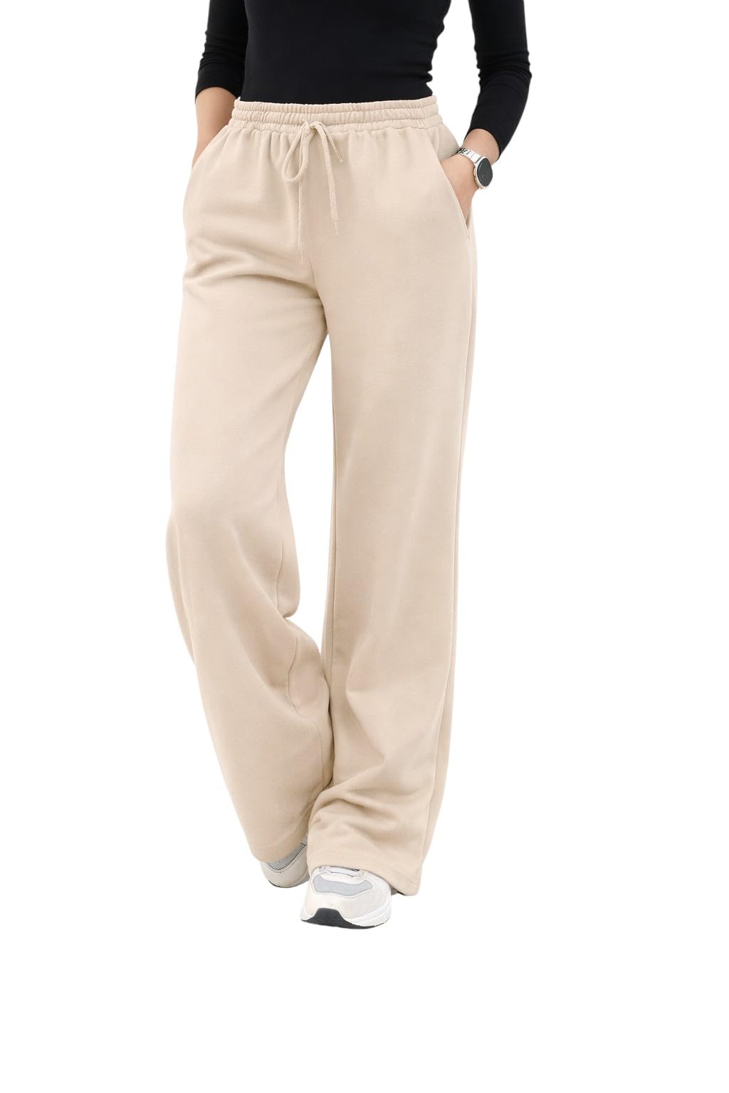 Meza Women's Cotton Loose Pants, Casual Style, Soft and Comfortable Cotton Material, Multi Color