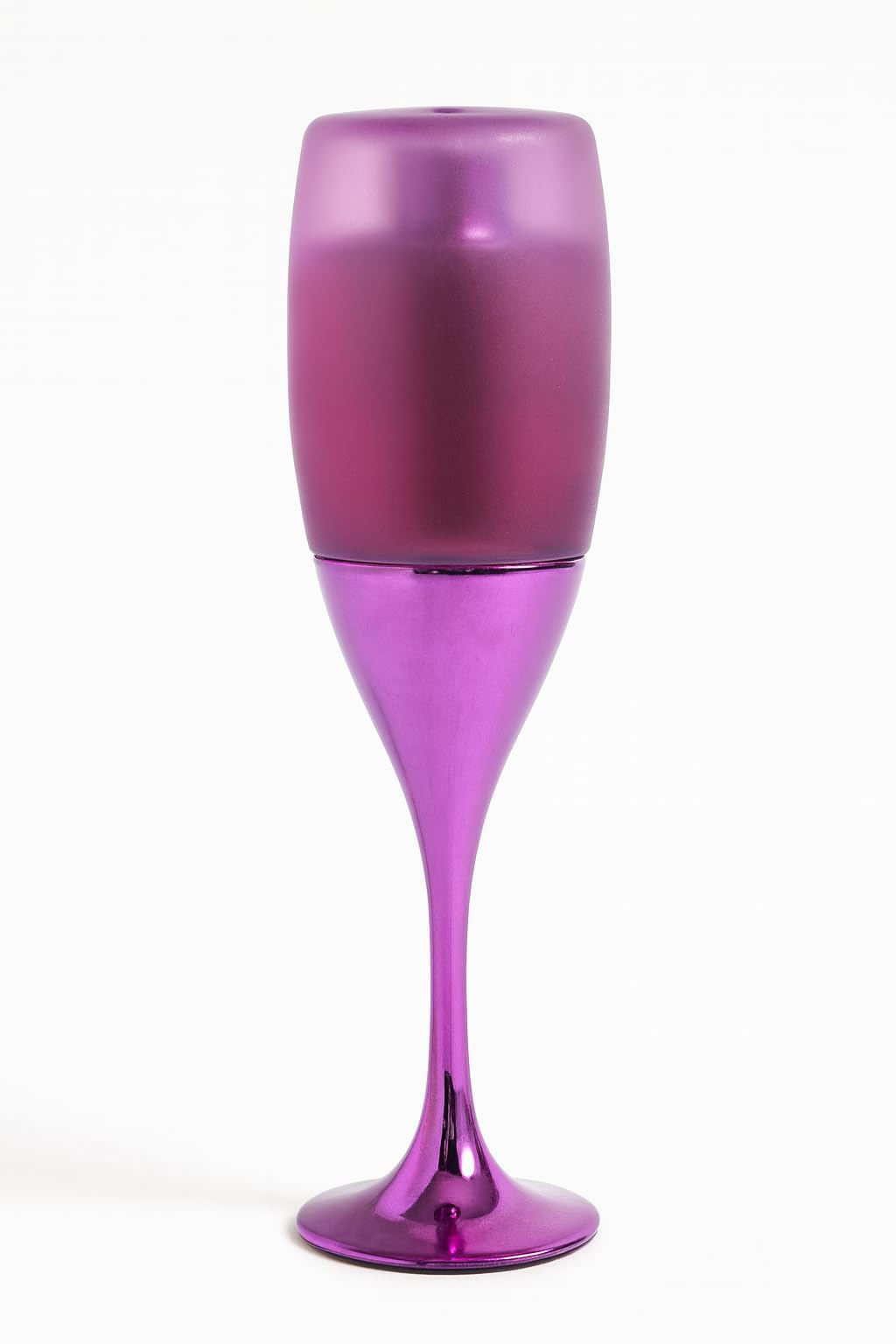 Cute Antiques Gift (Luxury Women's Perfume Bottle Glass Cup Elegant Purple Signature Violet)