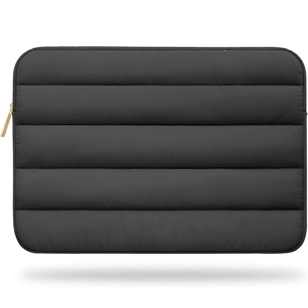 GQ Puffy Laptop Sleeve 15-16 Inch for Women Men, Compatible with MacBook Pro 16, 15.6 Inch HP Dell ASUS Lenovo Chromebook, Protective Padded Laptop Case Bag Cover