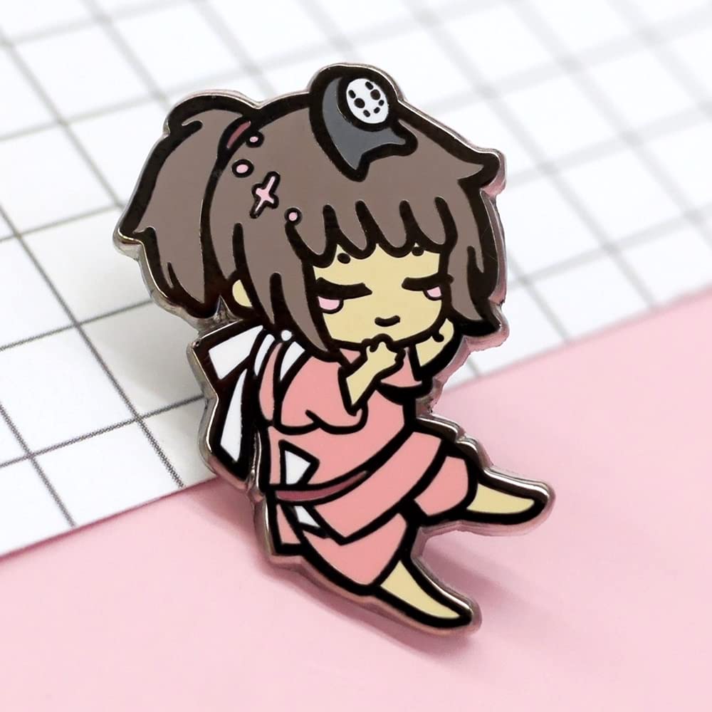 Japanese Anime ghibli Chihiro Sophie howl Pins Cosplay spritid Brooch away Clothes Hat Backpack Lapel Badges 2