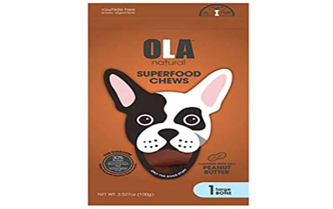 Ola Treats Peanut Butter - 1 Bone