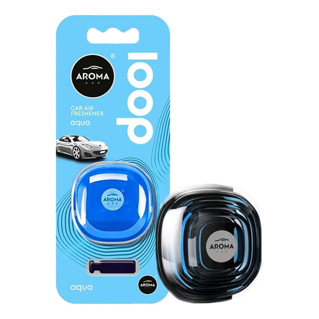 Aroma Car Air Freshener Loop Gel Aqua