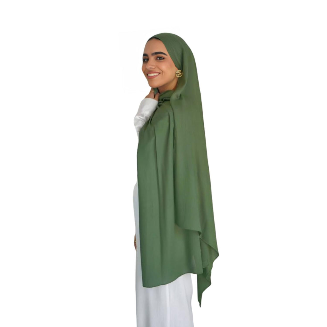 Luxury Muslim Hijab Scarf Imported Modal Cotton Material – Plain & Trendy Women Head Scarf Shawl – Comfortable Large Hijab Scarf for Occasions, University and Daily Use (200x60cm)