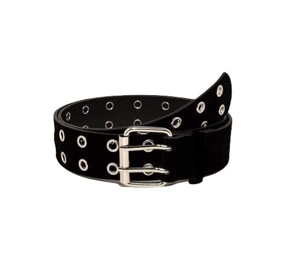 Perforated Decorative Metal Buckle Belt