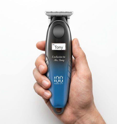 KM-1742 Rechargeable Hair Clipper & Trimmer with Professional Blades, 600mAh Battery, LCD Display, Charging Indicator, American Design for Daily Use