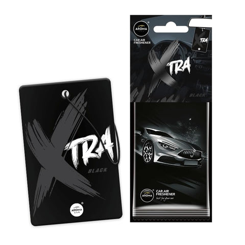Aroma Cellulose Xtra Car Air Freshener Black