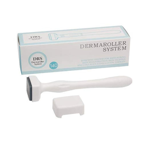 Derma Roller Stamp 140 Microneedle Skin Care Therapy Anti Aging Scar Wrinkle Derma Roller Stainless Steel Microneedle 0.50mm