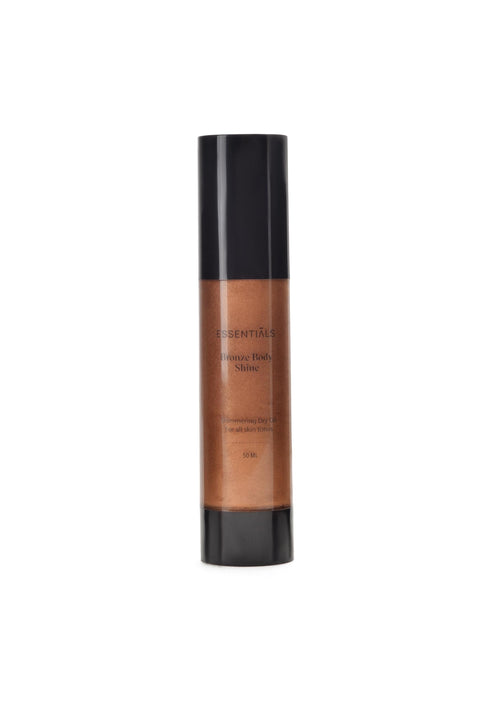 Essentials bronze body shine shimmering oil - sun kissed