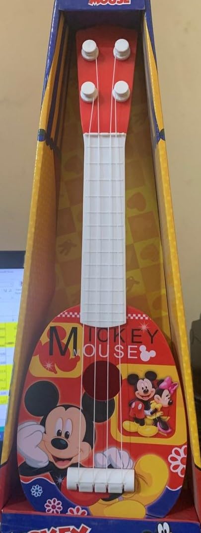Amazing Wood Kids Guitar Toy With Elegant Shape Brown very intresting