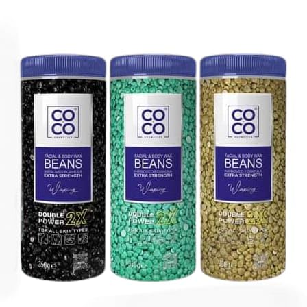 Coco Wax Beads 350g Body Hair Removal Wax 3pcs