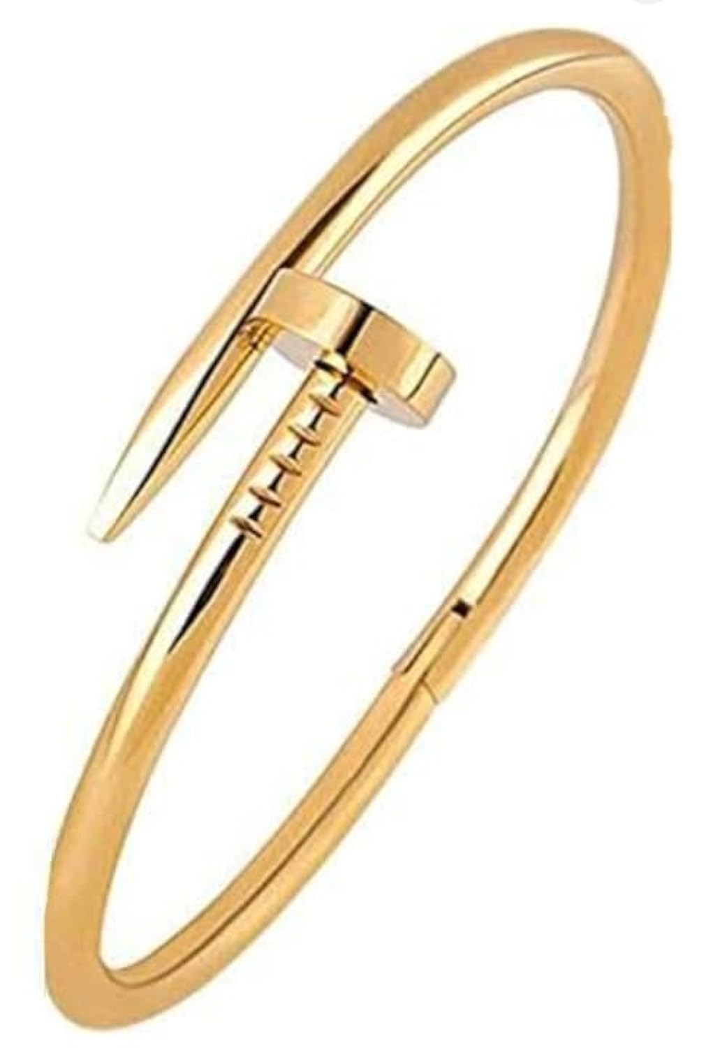 Unisex Minimal Stainless Steel Bangle Bracelet