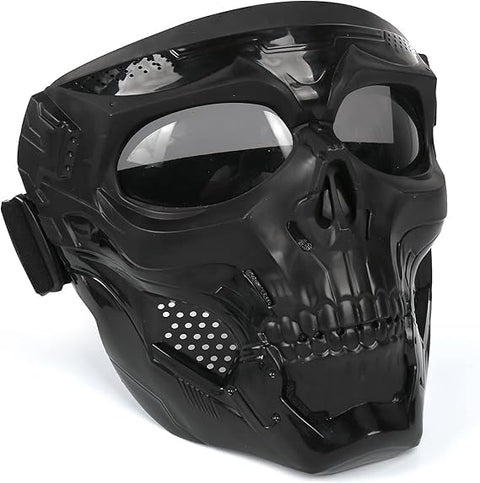 Ushop Skull Mask Full Face Scary Halloween Masks UV Protection Goggles for Motorcycle Snowboarding Cycling