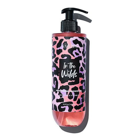 Favelin into the Wild Shower Gel | 400 ML | Blend of Amber, White Oud, and Sugar | Cleansing and moisturizing
