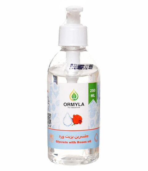 Ormella Glycerin with Rose Oil for Skin Moisturizing, 250 ml YA-6