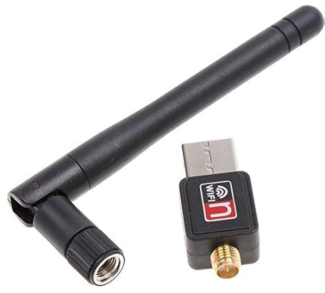 Mini 150M USB WiFi Wireless Network Networking Card LAN Adapter with Antenna Computer Accessories,