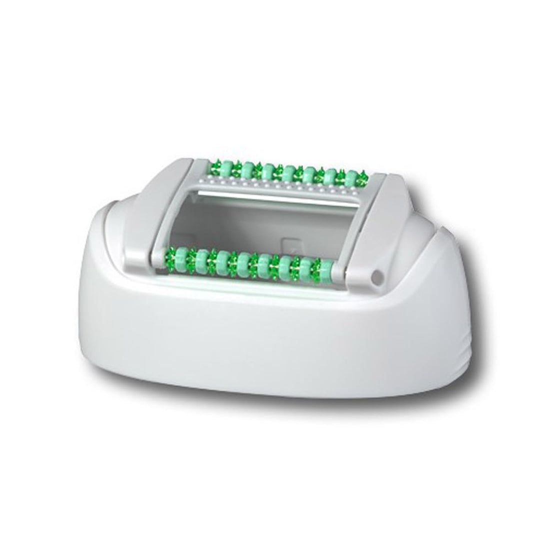 Spare Parts – Massage Cap 81341852 Replacement Attachment Compatible with Braun Silk epil 5 Epilators – Comfort Cap with High-Frequency Massage System for Gentle Epilation – White/Green – 81341852